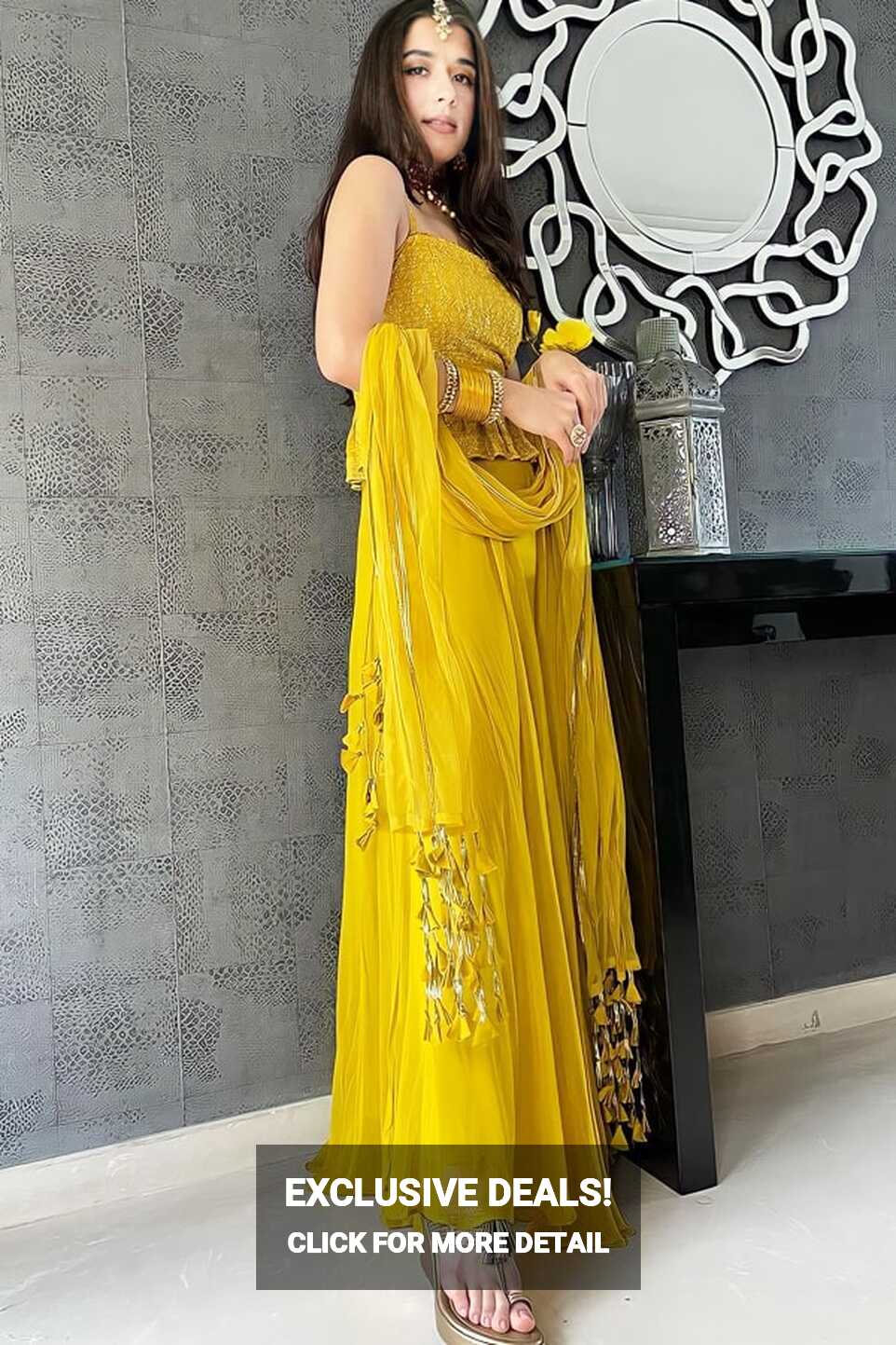 Haldi Ceremony Function Dress For Girl