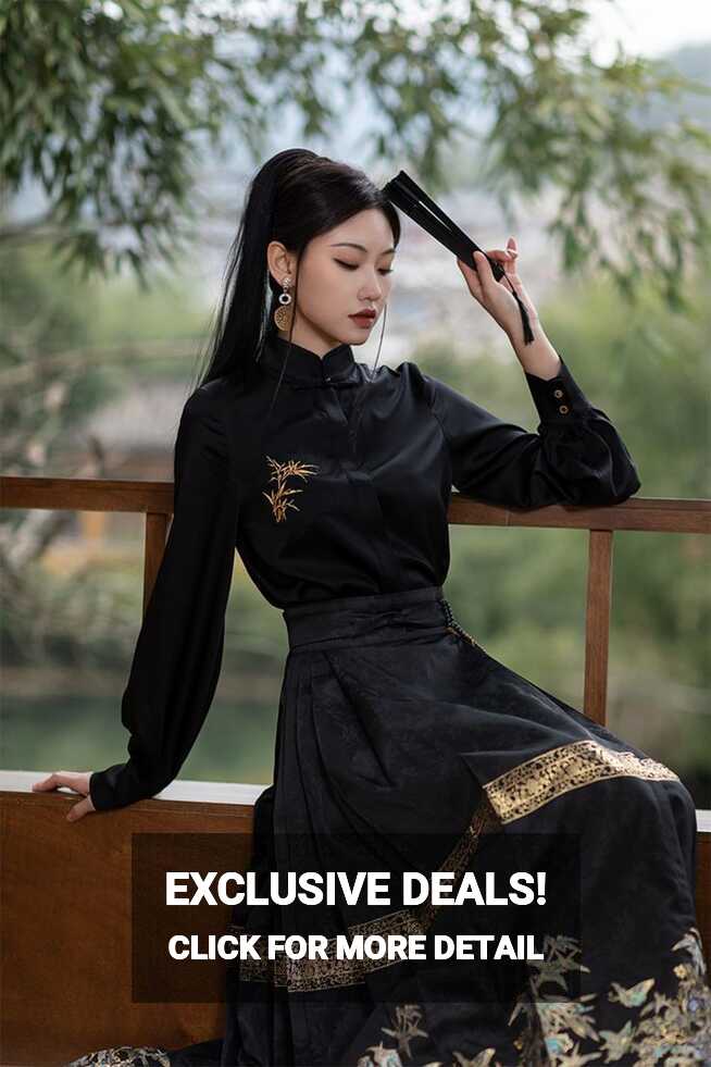 Hanfu Mamian Skirt Chinese Hanfu Set Traditional Chinese Clothing ...