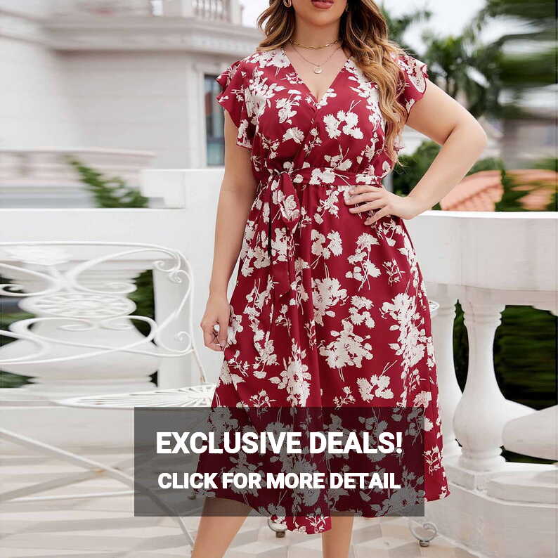 Herrnalise Summer Dresses for Women 2023 Trendy Plus Size Women&#39;s ...