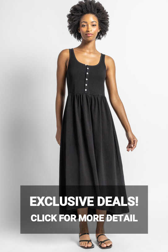 Hi-Low Maxi Tank Dress