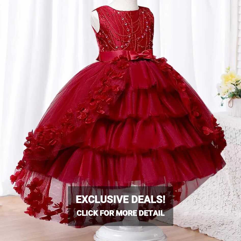 High Quality Baby Lace Princess Dress For Girl Elegant Birthday ...