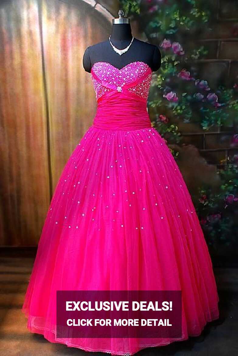 Hot Pink Wedding Dress