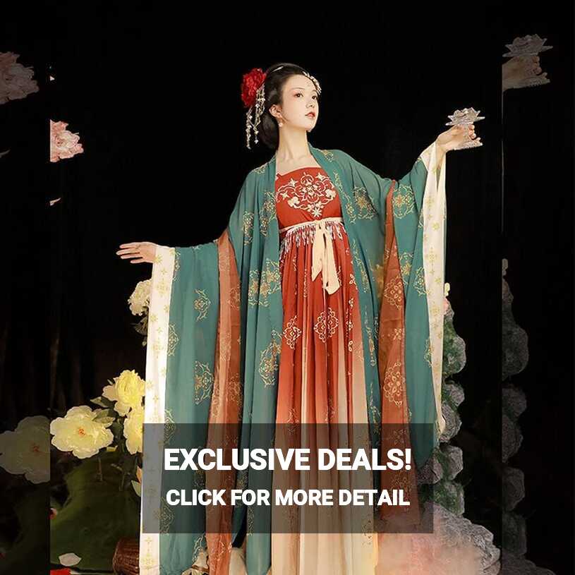 Houchu Hanfu Women&#39;s Tang Dynasty Embroidered Dress Turkey | Ubuy