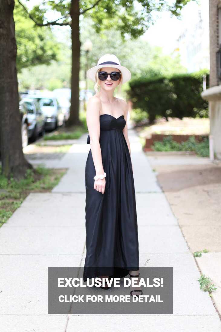 How To Style A Black Maxi Dress For Summer | Poor Little It Girl