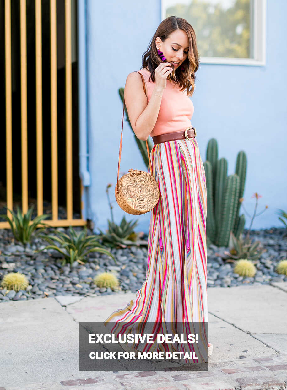 How to Wear a Maxi Dress as a Skirt - Sydne Style