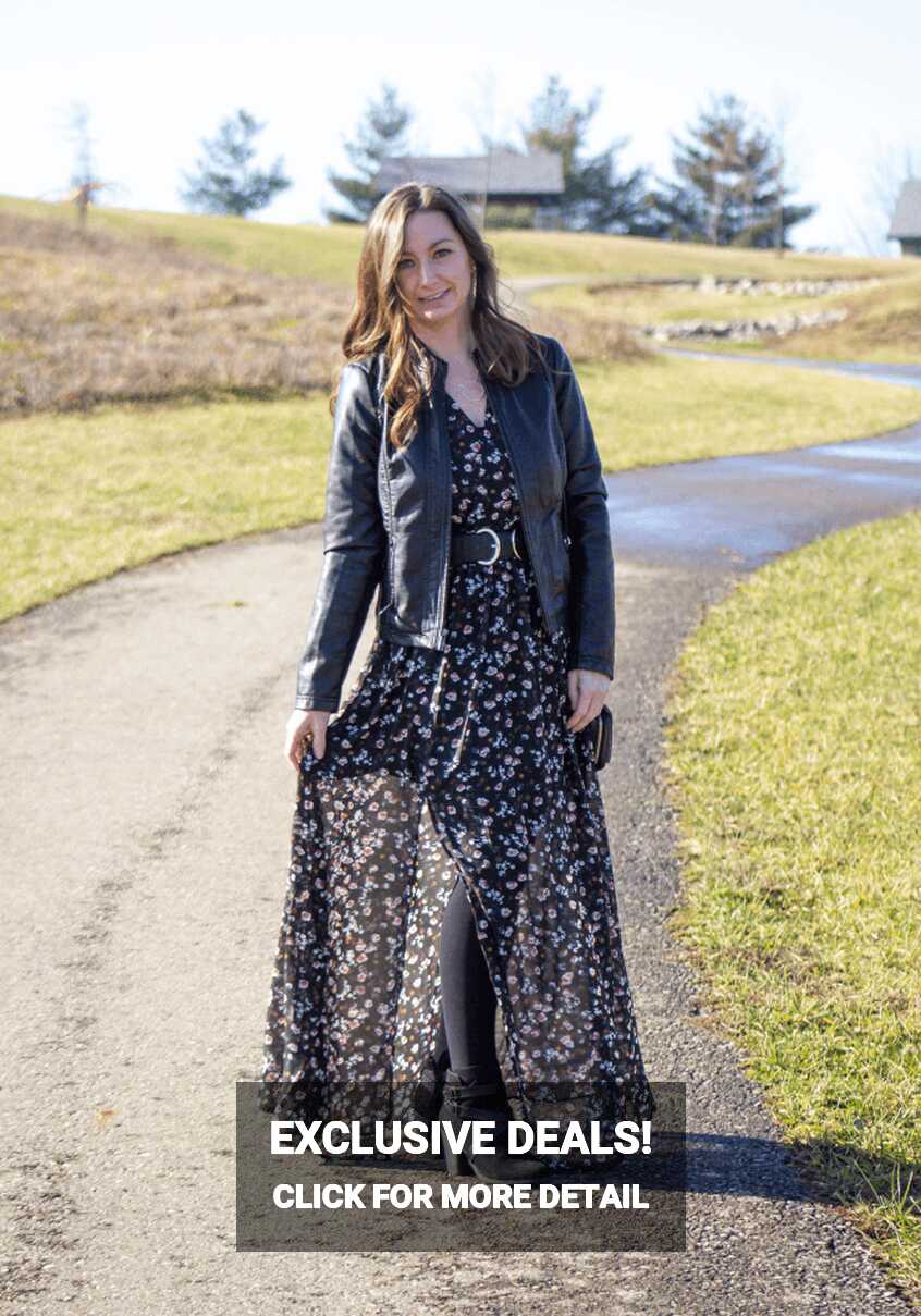 How to Wear a Maxi Dress in Winter - Leggings &#39;N&#39; Lattes