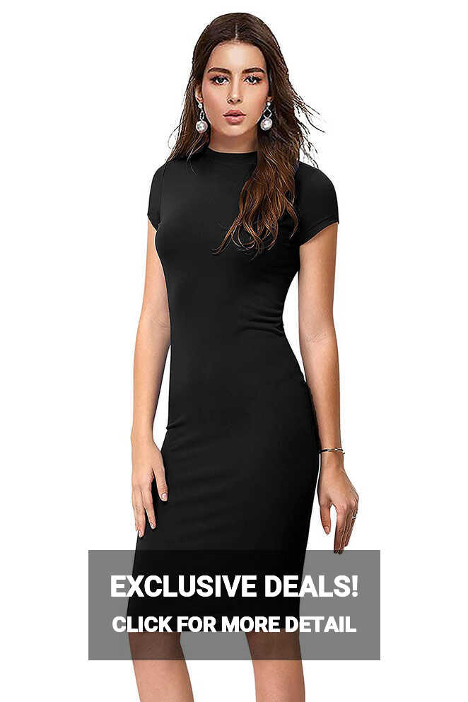 ILLI London. Cap Sleeve Knee length Bodycon Dress