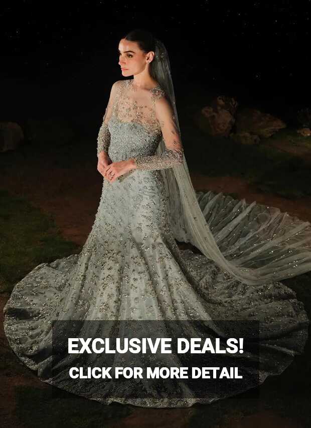 Ice Blue Bridal Gown - Buy Now in Canada | Shadi Dress