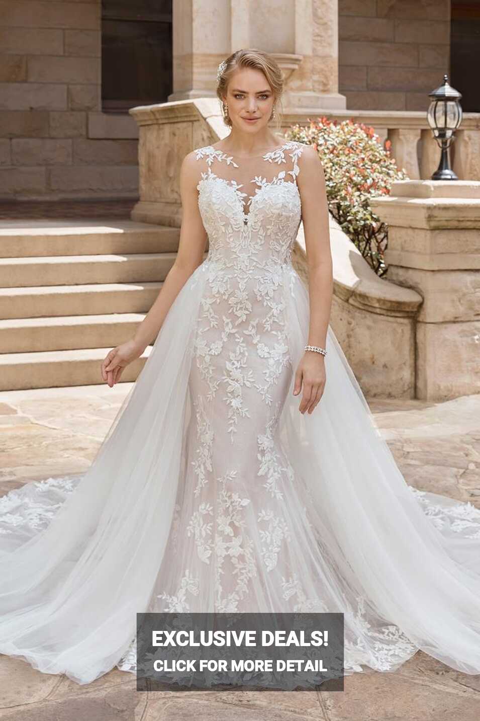 Illusion Neckline Wedding Dresses | Sophia Tolli