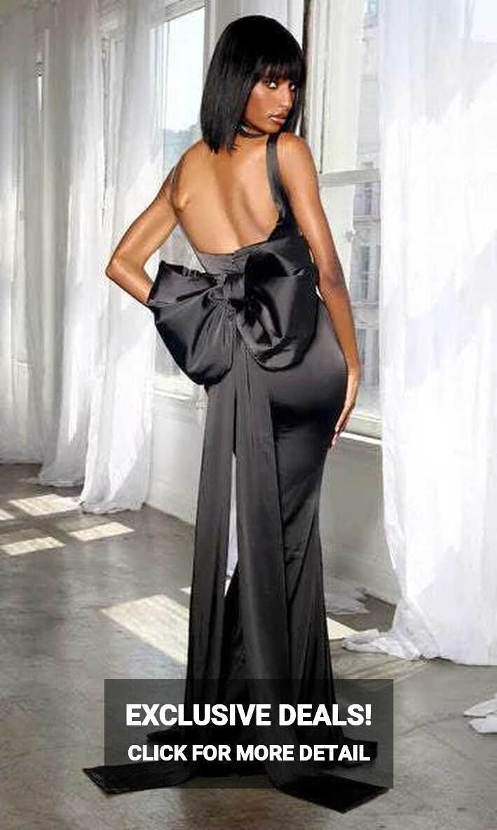 Incredible Black Evening Dress| Evening Dresses – D&amp;D Clothing