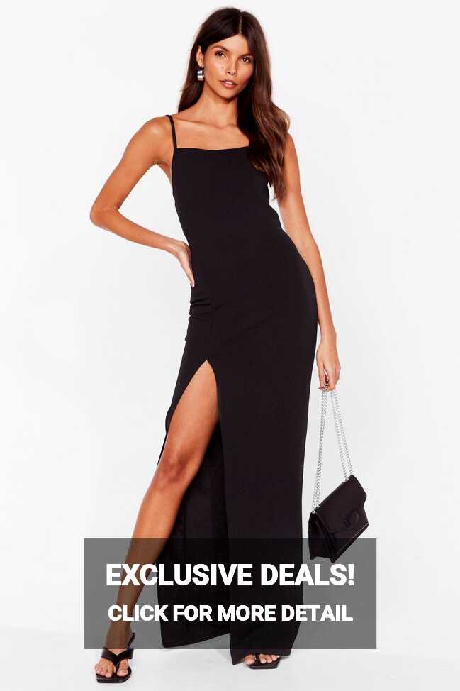 It&#39;s a Long Story Slit Maxi Dress | Nasty Gal