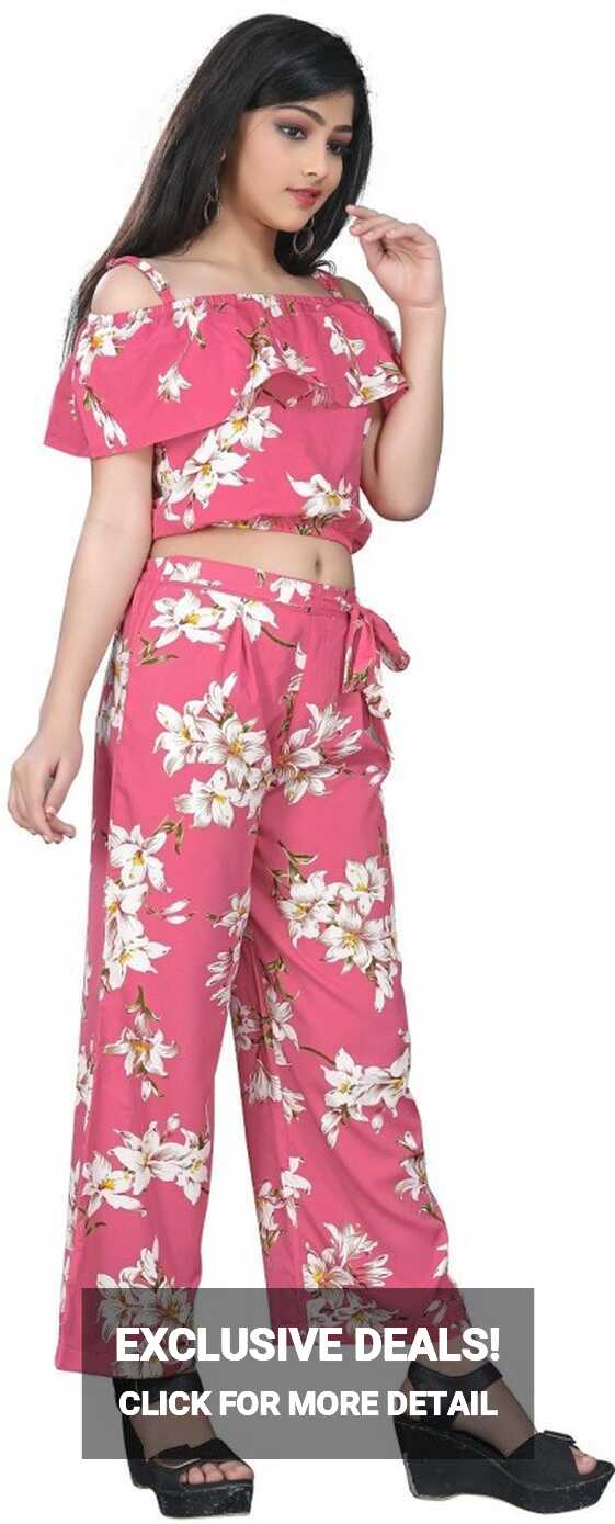 JS Fashion Studio Girls Casual Top Trouser Price in India - Buy JS ...