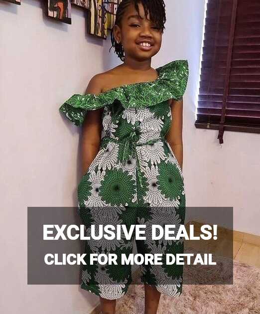 Jumpsuit Ankara Dress, African Baby Girl Dress, by ...