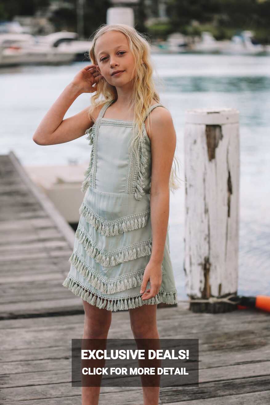 Juno - Tween Mini Dress - Tea Princess