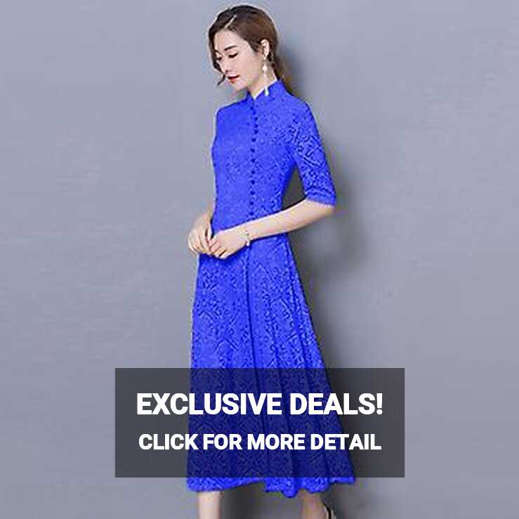 Jwl- Spring Summer Modern Cheongsam Women Ao Dai Lace Qipao ...