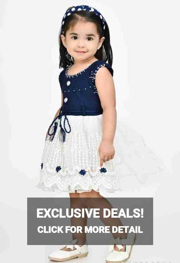 KIDS PARYANIS Baby Girls Midi/Knee Length Festive/Wedding Dress ...