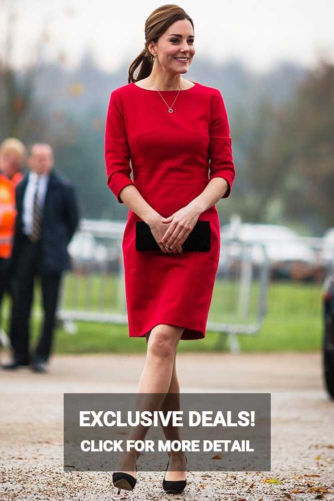 Kate Middleton&#39;s Elegant Red Short Party Cocktail Dresses ...