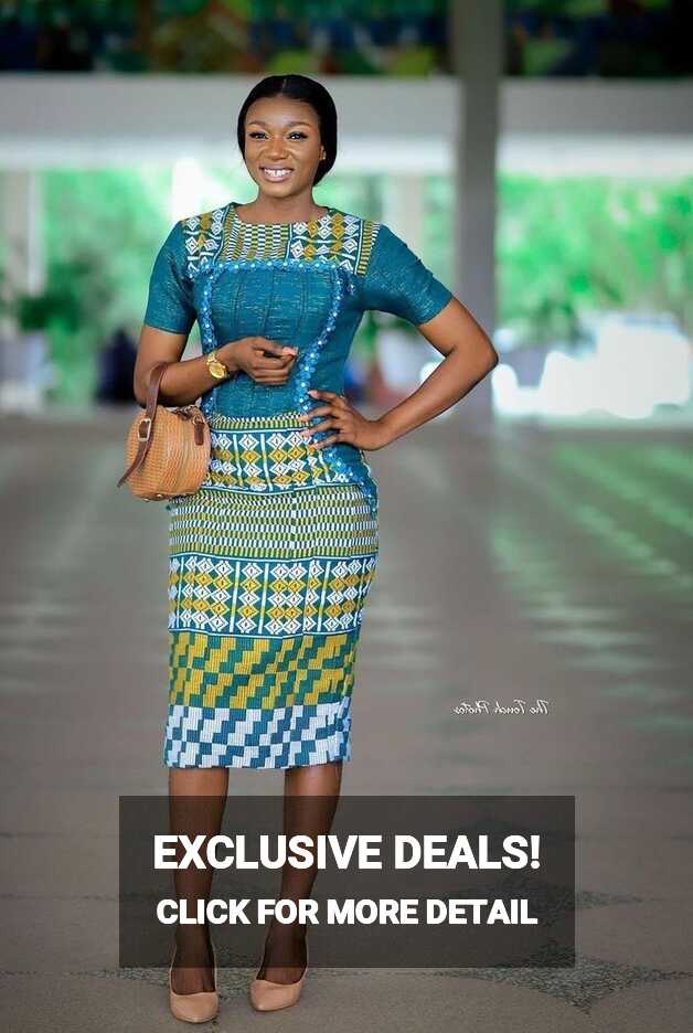 Kente dress for graduation, birthdays, weddings etc