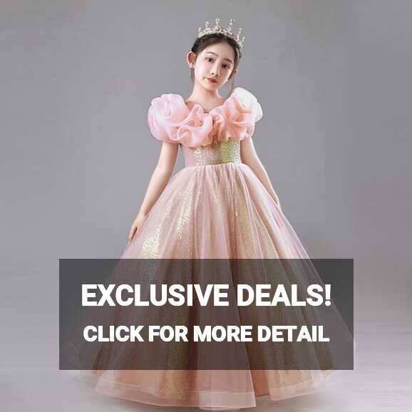 Kids Dresses For Wedding Dress carnival ball gown Children Teen ...