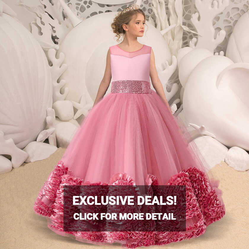 Kids Dresses Girls Wedding 11 12 Years Formal Dresses Kids 10 12 ...