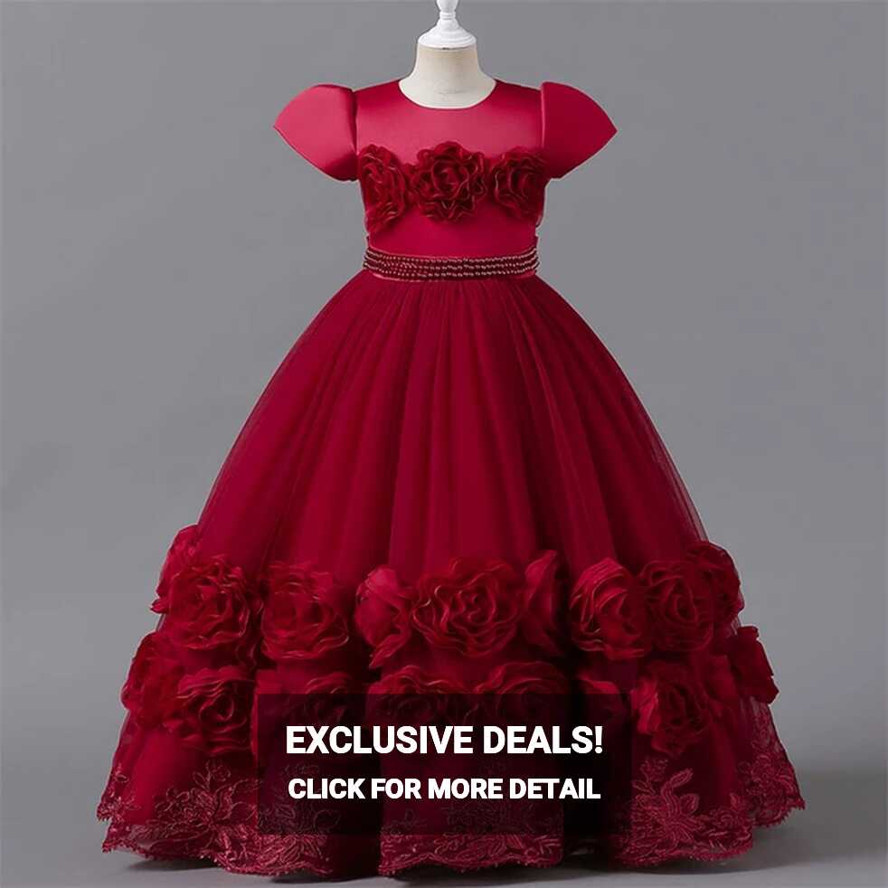 Kids Dresses Girls Wedding Dress Elegant | Elegant Girls Dresses ...