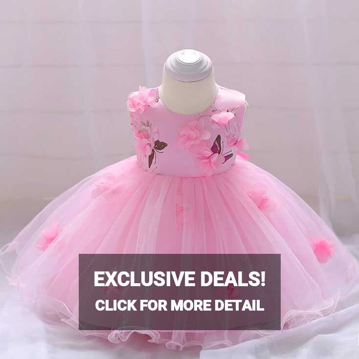 Kids Flower Princess Dresses Girls Baby | Baby Girl Dresses Party ...