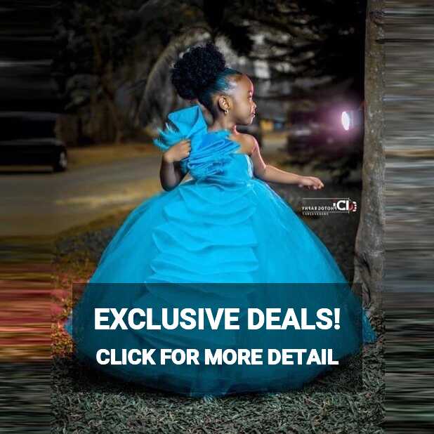 Kids Pageant Dresses Ball Gown Beaded One Shoulder Handmade ...