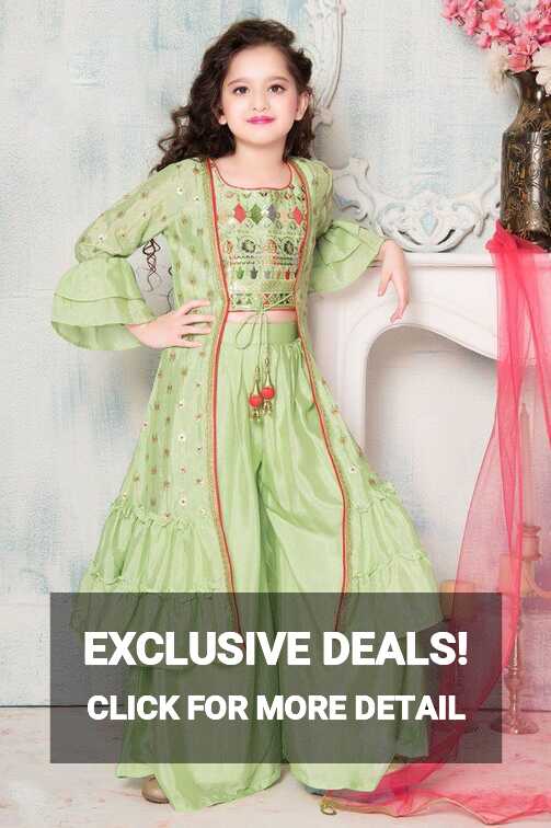 Kids Wear - Girls pair wear - Palazzo Suits :: ANERI BOUTIQUE