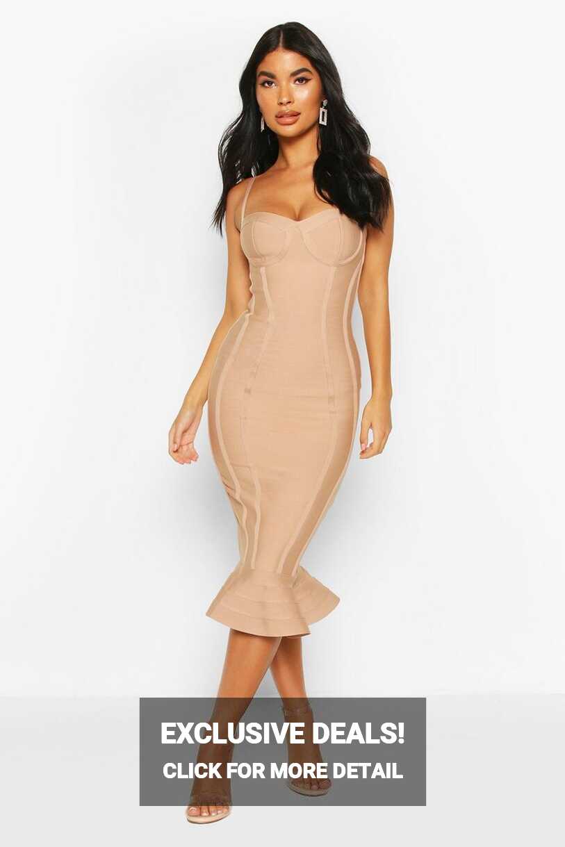 Knee Length Dresses | boohoo UK