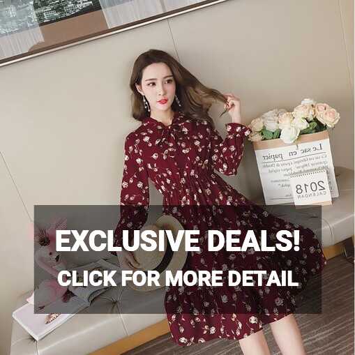 Korean Dress Flower | Korean Style Shop