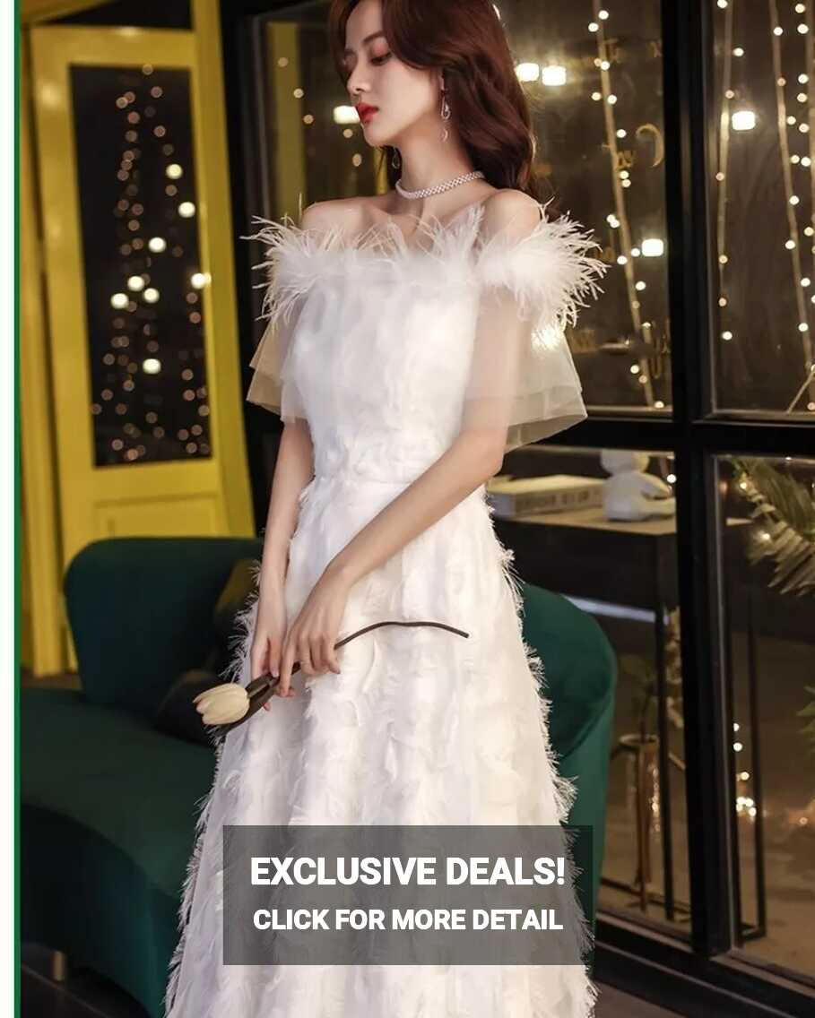 Korean style women sweet white elegant dress party dress | eBay