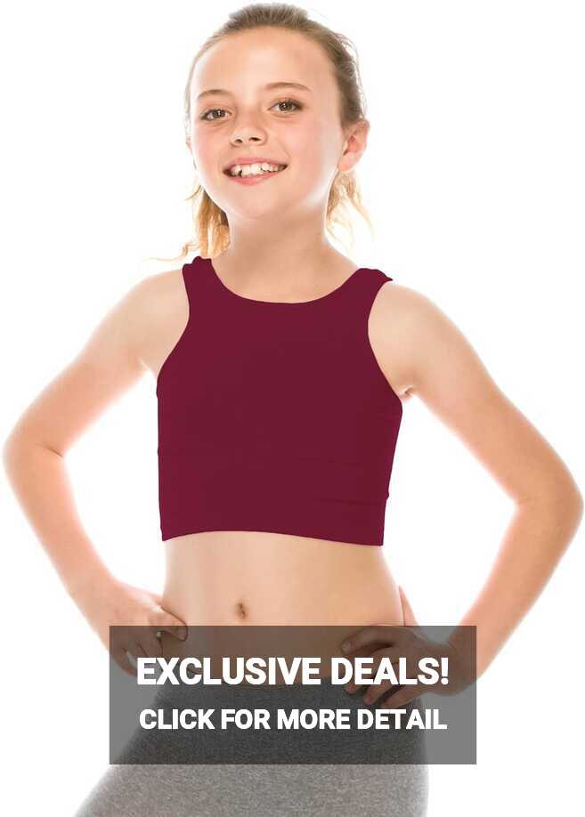 Kurve Premium Girls Seamless Sleeveless Crop Tank Turkey | Ubuy