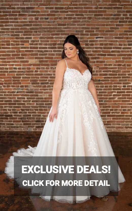 Lace Plus Size Princess Wedding Dress | Essense of Australia