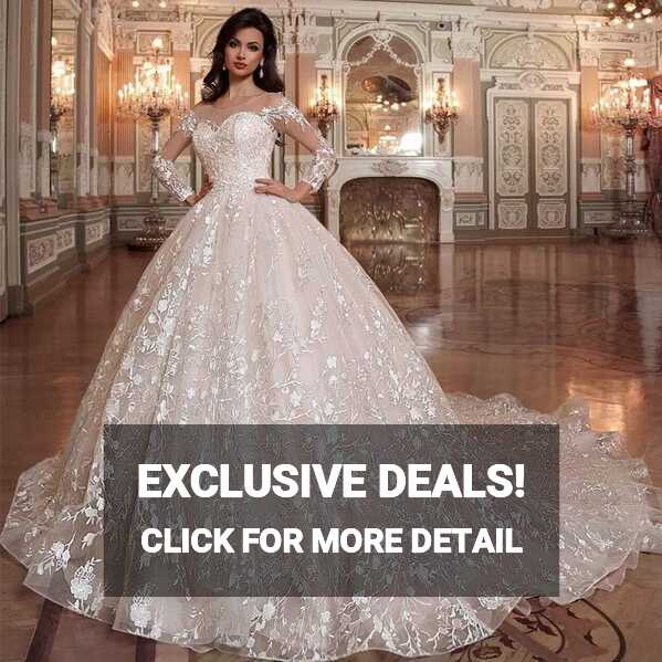 Lace up Corset Illusion Bridal Ball Gown Train Princess beach ...