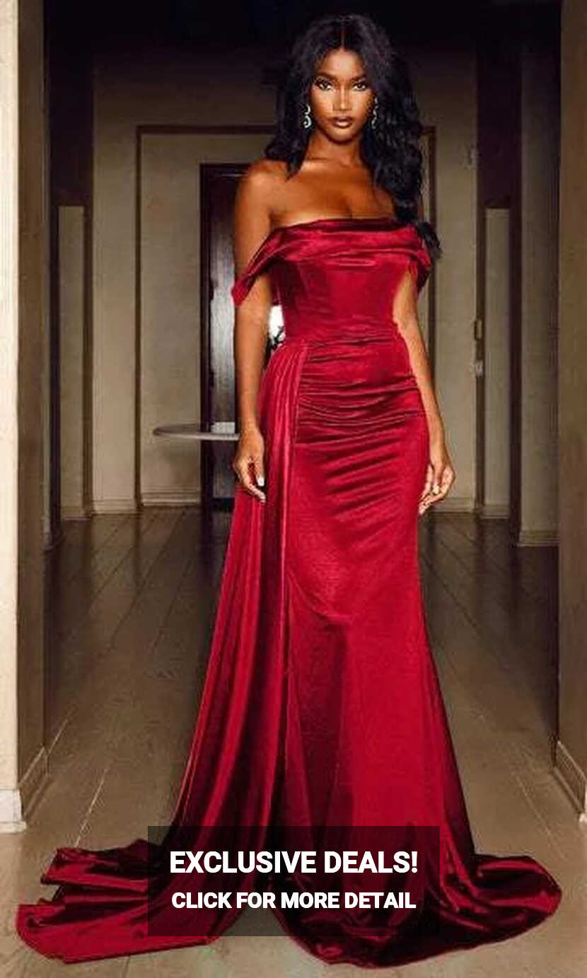 Lacey Red Evening Dress| Evening Dresses – D&amp;D Clothing