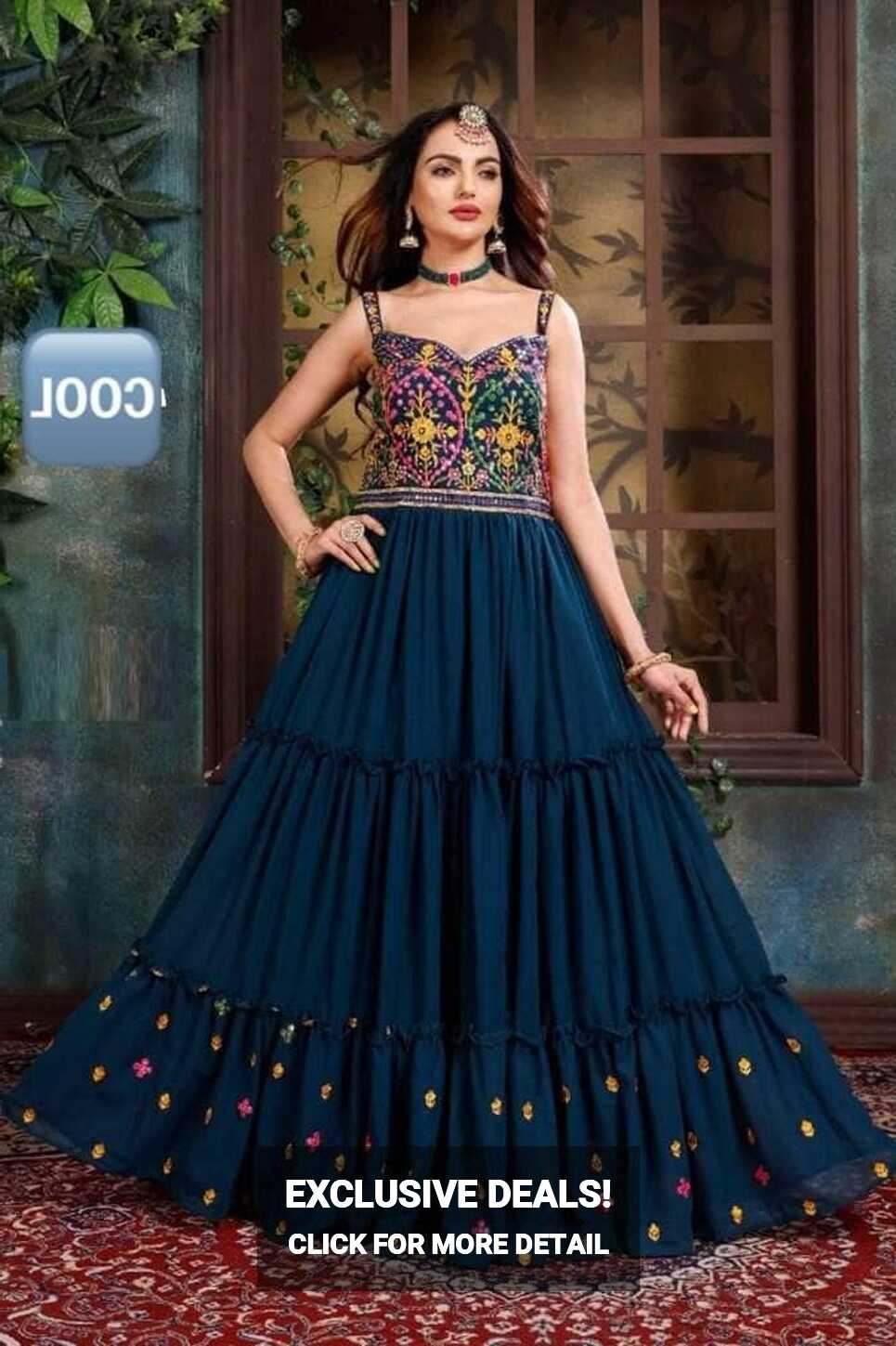 Ladies Party Wear Navy Blue Dress in Dandeli at ₹ 900 / Pc by DD ...