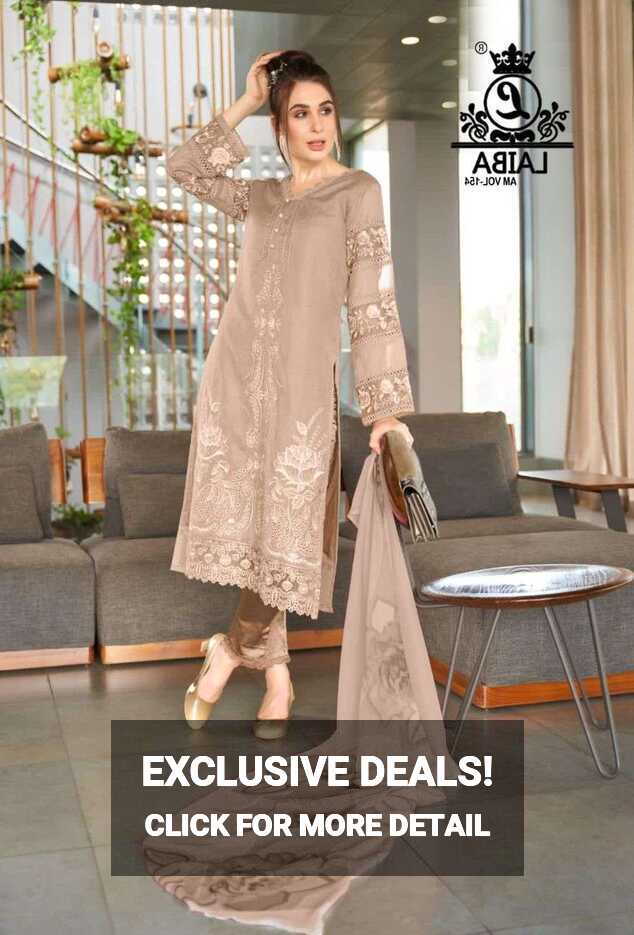 Laiba Am Vol 154 Stylish Pakistani Kurti Pent Dupatta Set Catalog ...