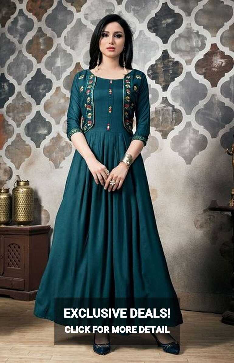 Latest 50 Partywear Kurti Designs for Women (2023) - Tips and ...