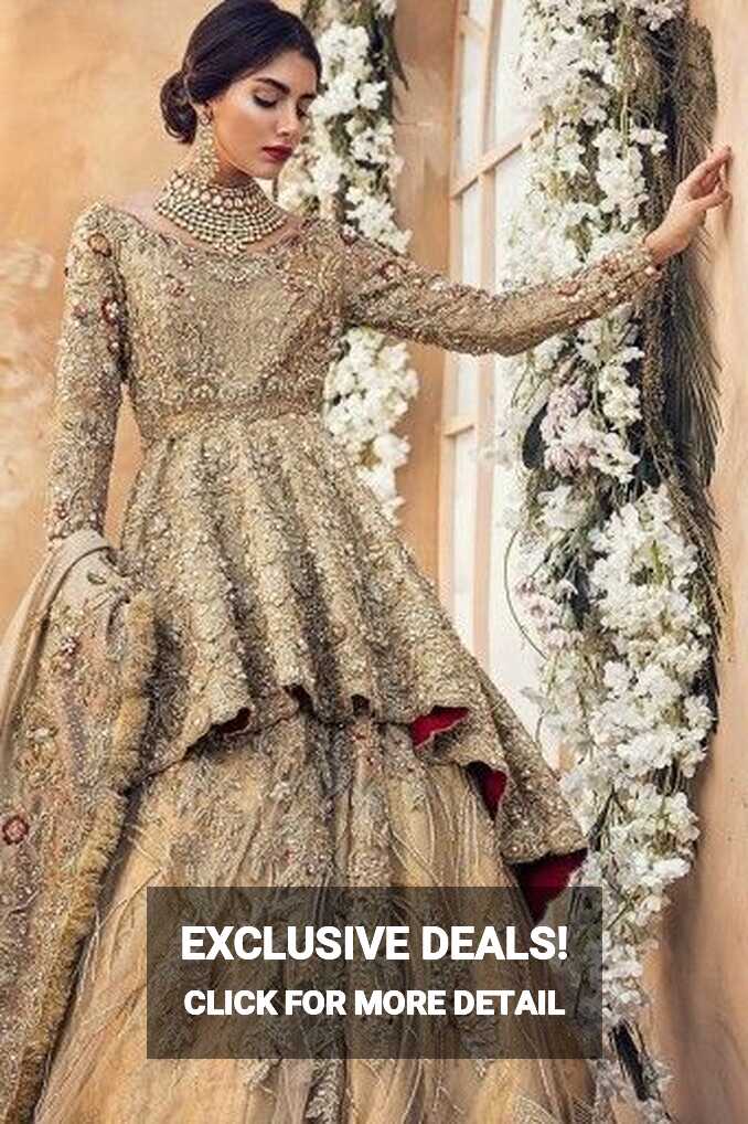 Latest Bridal Walima Dresses 2023 Modern Collection - StyleGlow.com