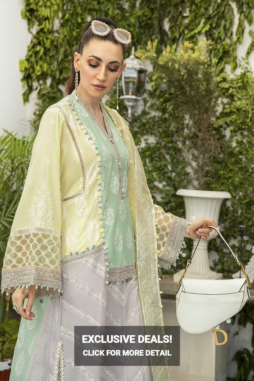 Latest Maria B Eid Lawn Dresses Designs Collection 2020-2021 (13 ...