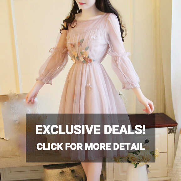 Latest Summer Korean Fashion Sweet Temperament Shitsuke Dress Net ...