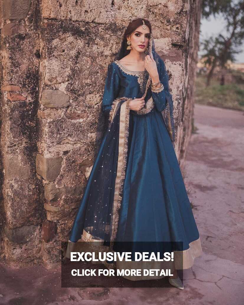 Latest Wedding Maxis Long Tail Dresses Designs Collection 2024