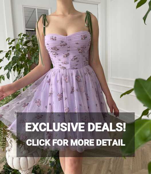 Lavender Enchantment Mini Dress | Teuta Matoshi