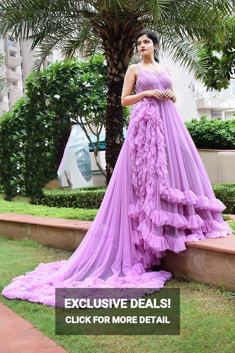 Lavender Princess Gown