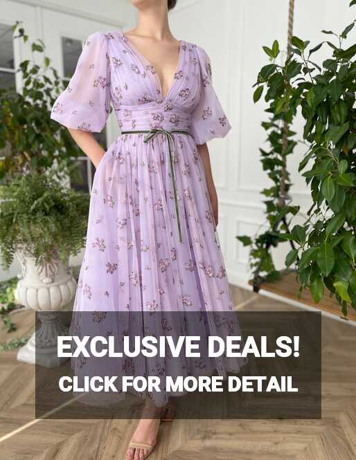 Lavender Romance Dress | Teuta Matoshi