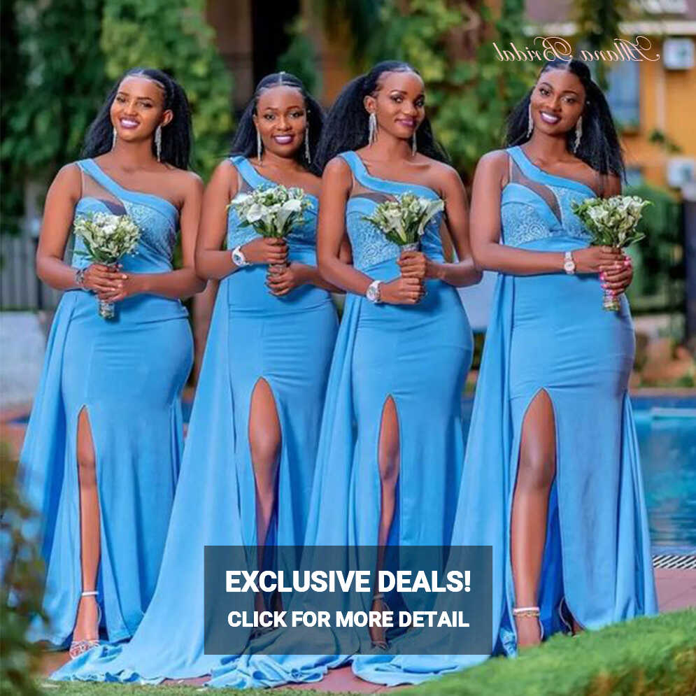 Light Blue Bridesmaid Dresses | Blue Bridesmaids Dress Women ...