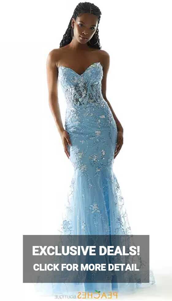 Light Blue Prom Dresses | Shop Light Blue Prom Dresses - Peaches ...