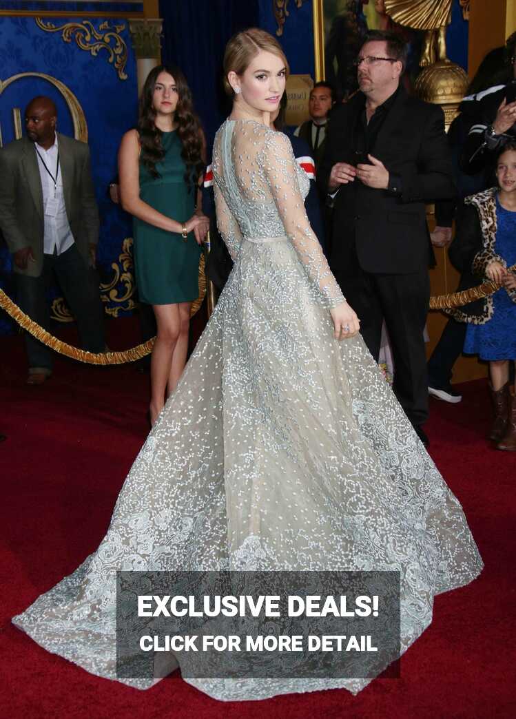 Lily James Style Interview on Dressing Up in Cinderella Costumes ...