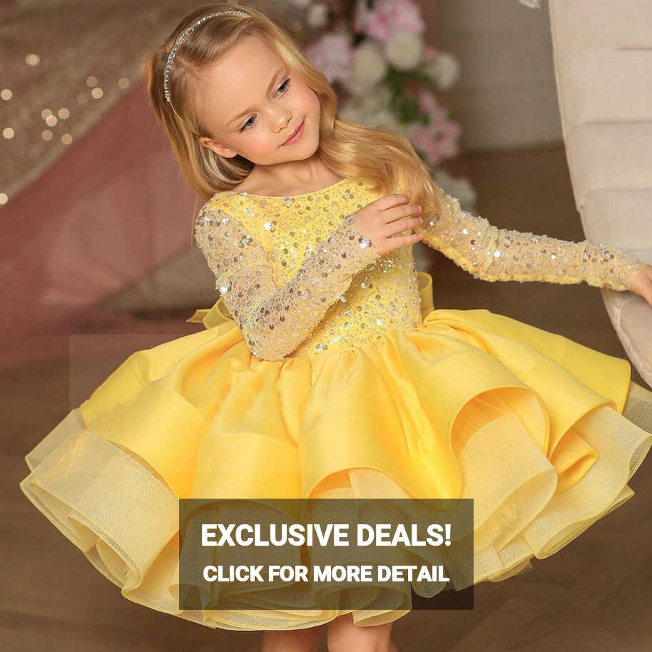 Limited Edition Princess glitter yellow Ball Gown – HOUSE OF CLAIRE