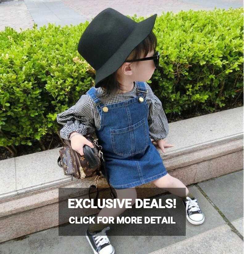 Little Baby Girl Jeans Dress Recommended 2 to 6 Years Old Only ...